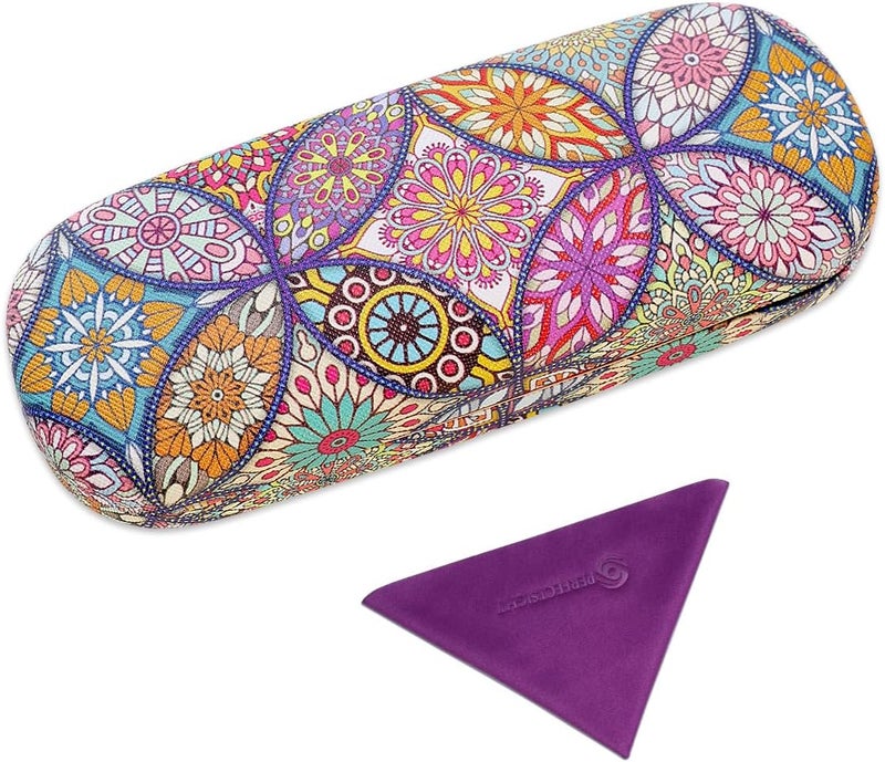 PERFECTSIGHT Store Hard Shell Eyeglasses Case, Kawaii Protective Glasses Case for Kids, Cute Eyeglass Case for Women Men Girls - Image 1